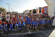 Más de 2.000 patinadores disfrutan del Circuito Urbano y la Marina Real